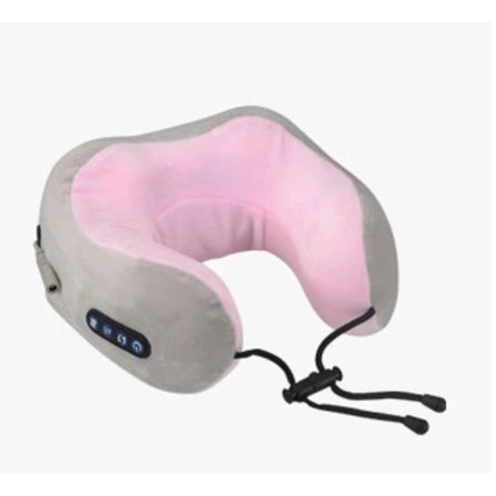 Elektrisk U-formet nakkemassasjepute Multifunksjonell bærbar cervical massasje Reise Hjem Bil Avslapningsmassasjepute
