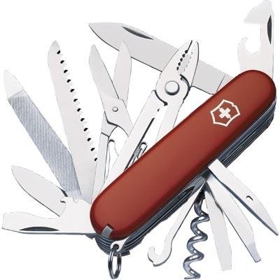 Victorinox Handyman - lommekniv - multiverktøy - rød Swiss Army Knife, lengde: 9.1 cm