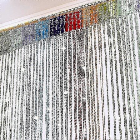 String Dørgardin Flue Insekt Skjerm String For Døråpninger Skillevegg Eller Vindusgardin Panel (1 stk, Farge)