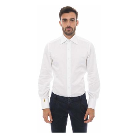 Billionaire, Formal Shirt Wit, Heren, Maat:S