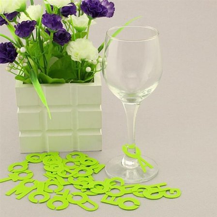 Vinglas markering fest tillbehör bokstaver 26 st/förp