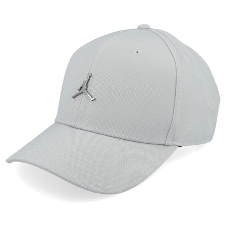 Jordan - Grijs adjustable Cap - Jordan Rise Cap Metallic Jumpman Fla k Adjustable @ Hatstore
