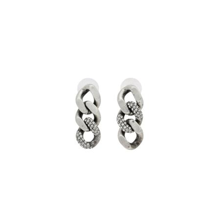 Saint Laurent Earrings Grå, Dame Øreringe, Størrelse: ONE Size