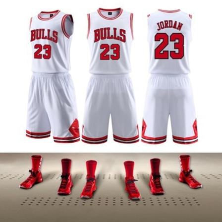 #NBA 22/23 Bulls # 23 Ermeløs Genser Barn Voksen Basketball Jersey Sett