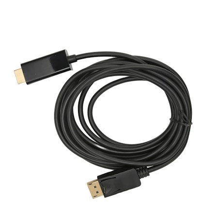 DisplayPort till HD Multimedia Interface-kabel 4K Delayless Envägs Videoadapterkabel för PC Laptop TV 9,8ft