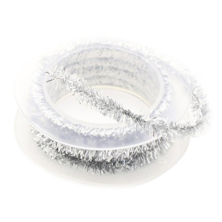 Joulukoristenauha 1,5 m pitkä, kimalteleva koristenauha, metallilankakoriste joulukuusen koristeluun, lahjapaketointiin