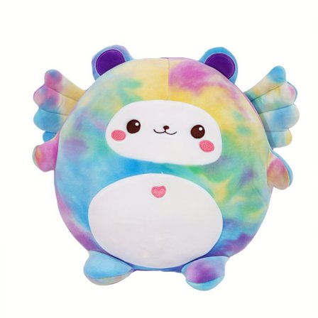 Engel Salamander Plyslegetøj med Farverige Pink Vinger, en Salamander Pude og en Dukke. Perfekt til Julegaver og Gaver.[D]