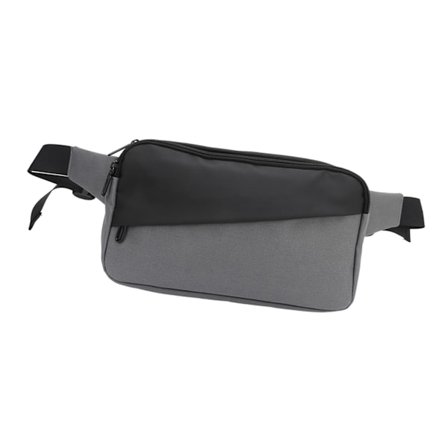 Stor Kapacitet Vattentät Justerbar Rem Sling Bag Casual Bröstväska för Resor Shopping Män Kvinnor Grå