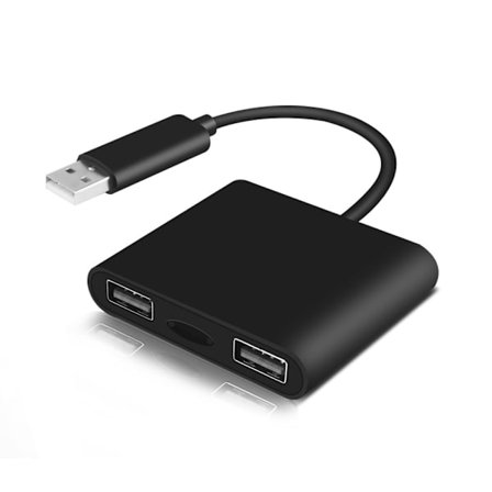 Tangentbord- och musadapter för Switch/XBox One/PS4, svart