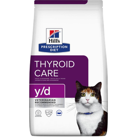 Hill's Prescription Diet Feline - y / d Thyroid Care Original 1,5kg - Katt - Kattefôr & kattemat - Veterinærfôr for katt - ZOO.no