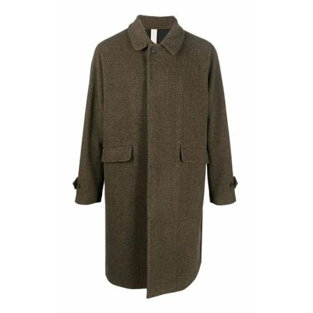 Hevo, Single-Breasted Coats Bruin, Heren, Maat:M