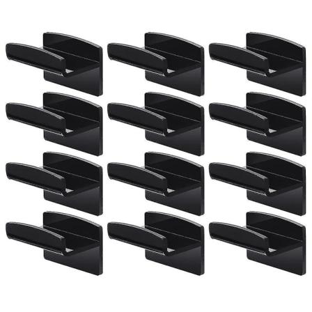 12 kpl Hattuteline Hattutelineen Organizer Seinähatuille Ripustin Liimahattukoukut Baseball Cap Displa
