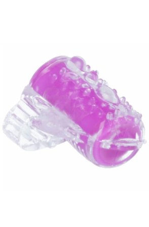 Casual Love Casual Ring Tongue Vibrating Purple Fingervibrator - Blushme.se
