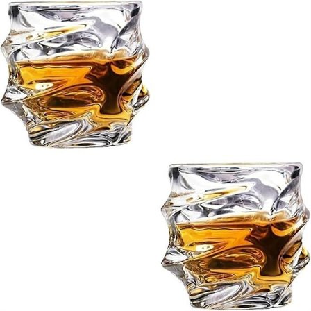 Japansk whiskyglass i krystall, håndblåst for menn, Storm Collection[YDE]-XF28-