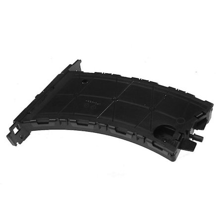 Inntrekkbar midtkonsoll foran, koppholder for førersete, venstre side, svart