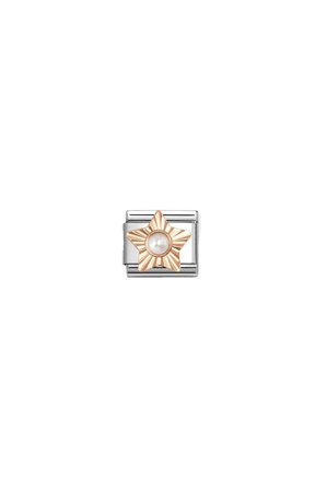 Classic Diamond Star 9k Rose gold White Opal
