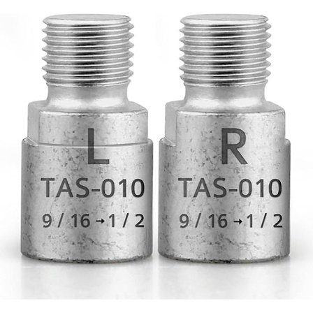 Sykkelpedaladapter - Krommolybdenstål, 9/16" til 1/2" sykkelpedaler (par)