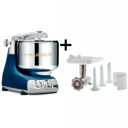 Ankarsrum Assistent Original AKM6230 Ocean Blue + köttkvarn | Köksmaskiner > Köksassistenter | Bagaren och Kocken
