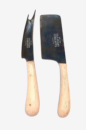 Culinary Concepts London - Blonde Oak Sett med to ostebestikk - Beige - Kjøkkenredskap - Fra Homeroom