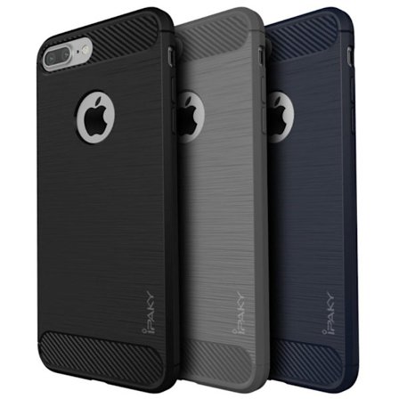TPU iPaky cover til iPhone 7 Plus - Sort
