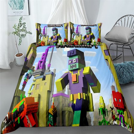 Plants vs. Zombies 3D digitaltryckt sängklädesset