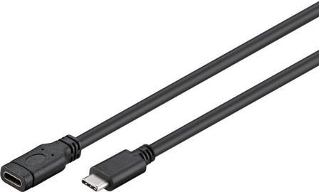 MicroConnect USB type C-forlengelseskabel - 24 pin USB-C til 24 pin USB-C - 2 m
