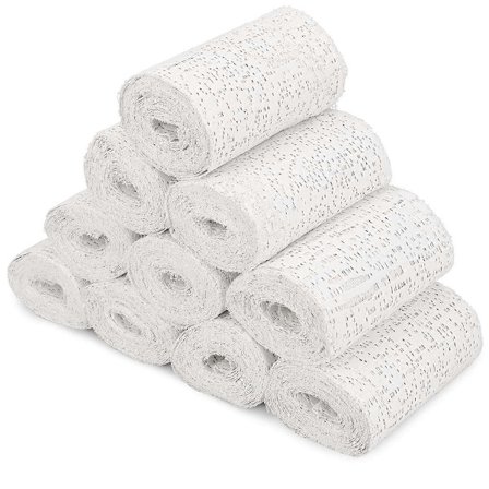 10x Gipsremsa - Tyggipsremsor - Materialgjutning dekoration Skulptur - Kreativ konst - Även för kroppen - 7,5cm*2,7m