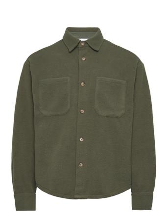 Jacob Pile Hybrid Overshirts Kakigrønn Les Deux*Betinget Tilbud
