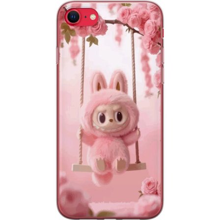 Kompatibelt Mobilskal till Apple Apple iPhone 7 Monsterfigur söt kanin med rosa kinder