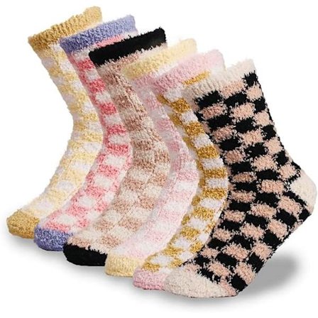 Luftige sokker til kvinder Varme, bløde plys-tøffelsokker Bløde, hyggelige vintersovesokker