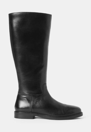 Wera Höga stövlar i skinn Kängor & boots Dam Svart 36