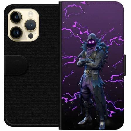 Apple Iphone 14 Pro Plånboksfodral Raven Fortnite Thunder