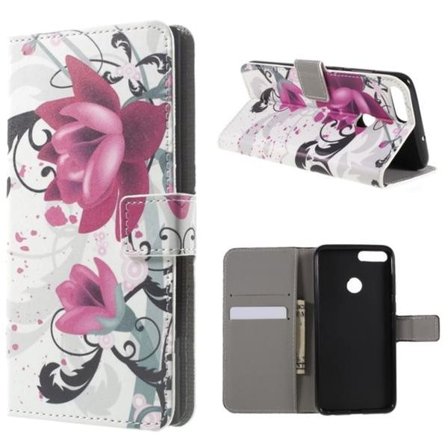 Plånboksfodral Huawei P Smart (2018) - Lotus