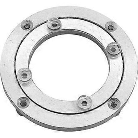 Lazy Susan, 10 tuumaa, vankka ja kestävä pyörivä laakerilevy liukuestekumijaloilla, ensiluokkainen materiaali tasaiseen pyörimiseen, korkea