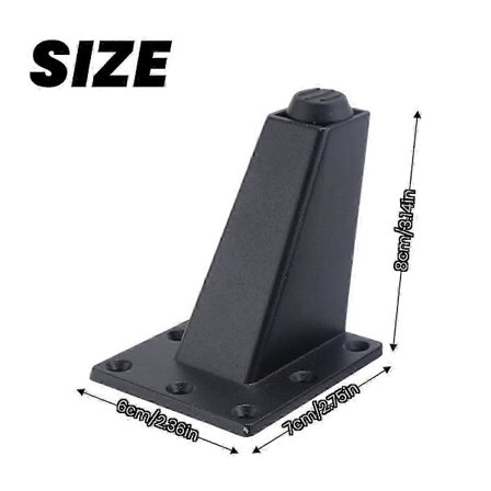 4 kpl 8 cm säädettävät metalliset huonekalujalat paksua alumiiniseosta pöytäkaappien jalat sohva sänky TV-kaappi