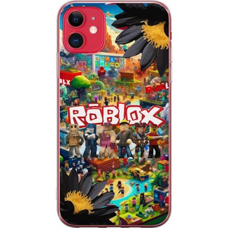 Kompatibelt Mobildeksel til Apple iPhone 11 Roblox eventyrverden full av figurer, fargerike spillmiljøer og actionfylte byggeverdener - populært spill