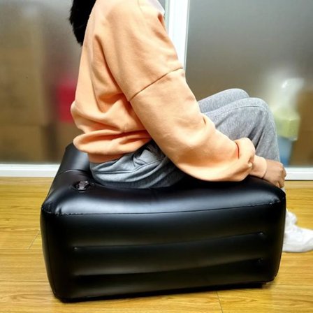 Puhallettava neliöjakkara, puhallettava ottomaanijakkara, säädettävä korkeus, puhallettava sohva, makuuhuoneeseen, matkoille, juniin, aikuisille