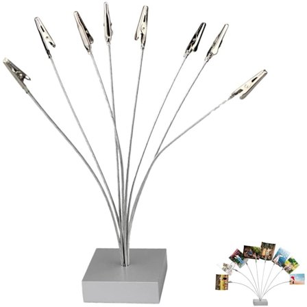 Fotorammeholder - m/ 8 klemmer - Fotoklemme - Fotoholder - Fotoholder m/ klemme