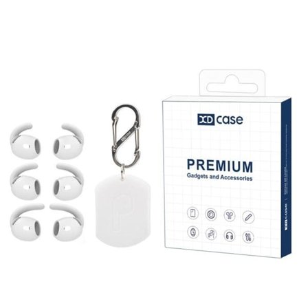 Silikonityynyt ja kotelo AirPods 4:lle - Valkoinen