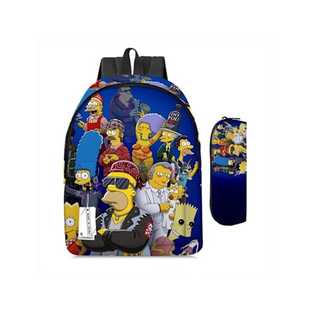 Student Ryggsäck The Simpsons Tvådelad Set-33