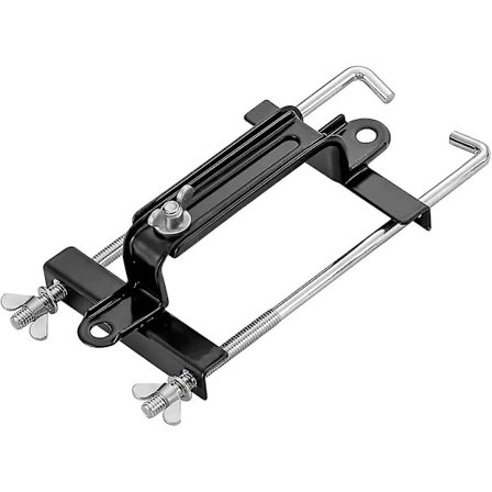 Bilbatterimonteringskit, standard batteriholder med stænger og bolte, justerbar højde, universal biludskiftningstilbehør (23CM)