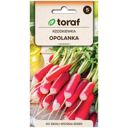 Retiisin siemenet Opolanka - Nopeakasvuinen ja mehukas, punavalkoinen väri