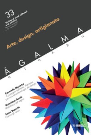 Ágalma. Vol. 33: Arte, design, artigianato
