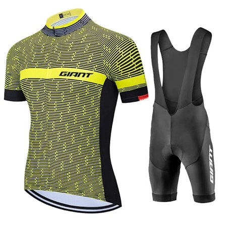 Sykkeltrøyesett 2023 GIANT Herre Sommer Kort Erme MTB Sykkeluniform Ropa Ciclismo Sykkel Maillot Sykkelklær Dress Fotofarge-8