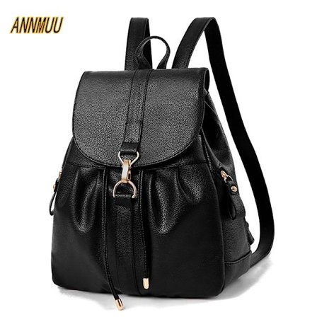 100% Äkta Läder Ryggsäckar Dam 2023 Ny Stor Mode Dam Skol Axelväska Dam Ryggsäck Designer Hög Kvalitet~08470