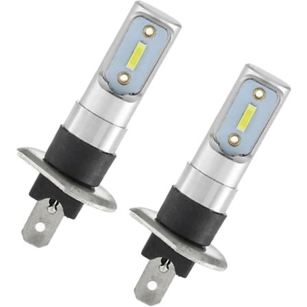 2 LED H3 sumuvaloa, auton ajovalot, valkoinen ajovalo