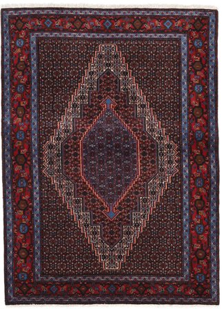 Medallion Small Senneh Rug 123X167 Wool