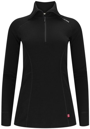 Aclima Aclima WarmWool Polo W's Jet Black