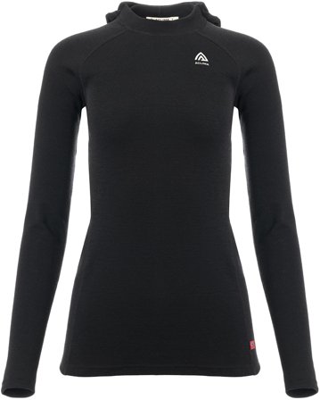 Aclima WarmWool Hoodsweater V2 Woman Jet Black