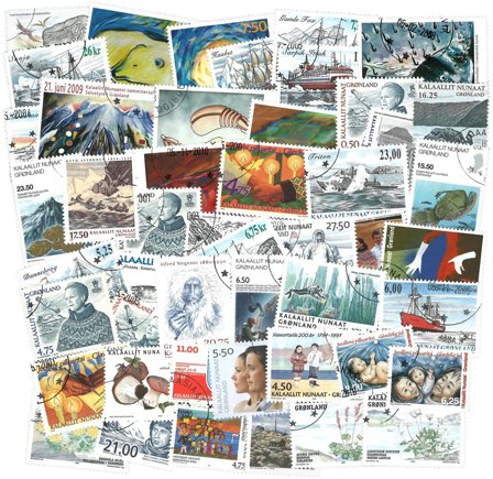Grønland ca. 1997-2010 - Frimærkepakke